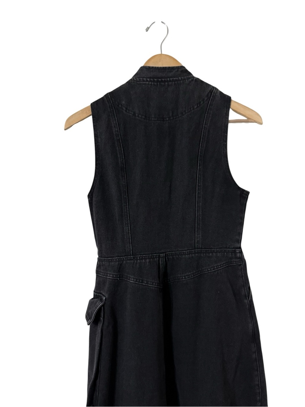 HENRIK VIBSKOV Craft Moto Sleeveless Dark Wash Denim Jean Dress - Picture 5 of 9